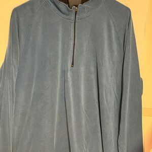Exofficio Navy Quarter-Zip Pullover size L great condition